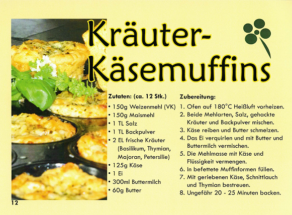 Kräuter-Käsemuffins - Maismehl - Tipps von der SoLaKo