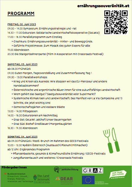 Ernährungssouveränität - Konferenz in Graz